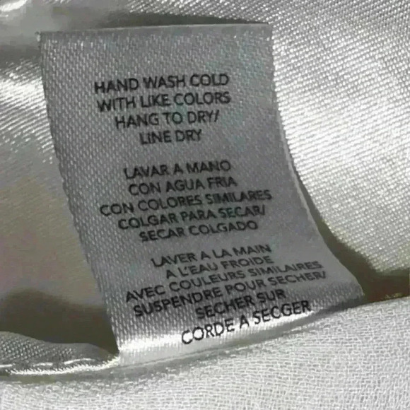 Y2K White Mesh/Satin White Mini Slip Dress By Flora Size XL - Picture 11 of 11